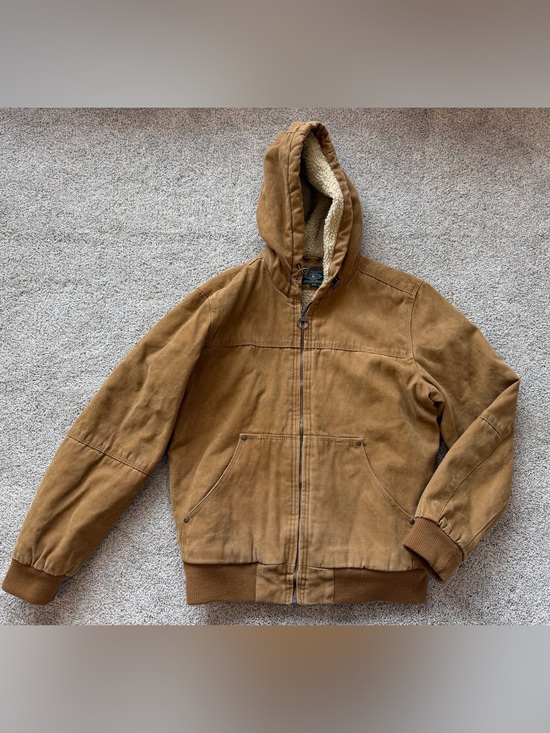 G.H. Bass & Co. Other - Men’s G.H. Bass & Co. Hooded Sherpa Lined Brown Jacket- Size Medium
